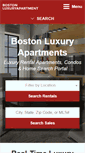 Mobile Screenshot of bostonluxuryapartment.com
